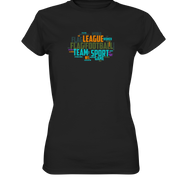 Flag Football Word Bubble - Ladies Premium Shirt