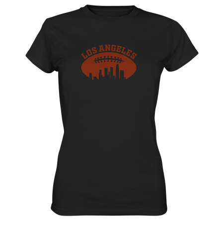 Los Angeles Football Silhouette - Ladies Premium Shirt