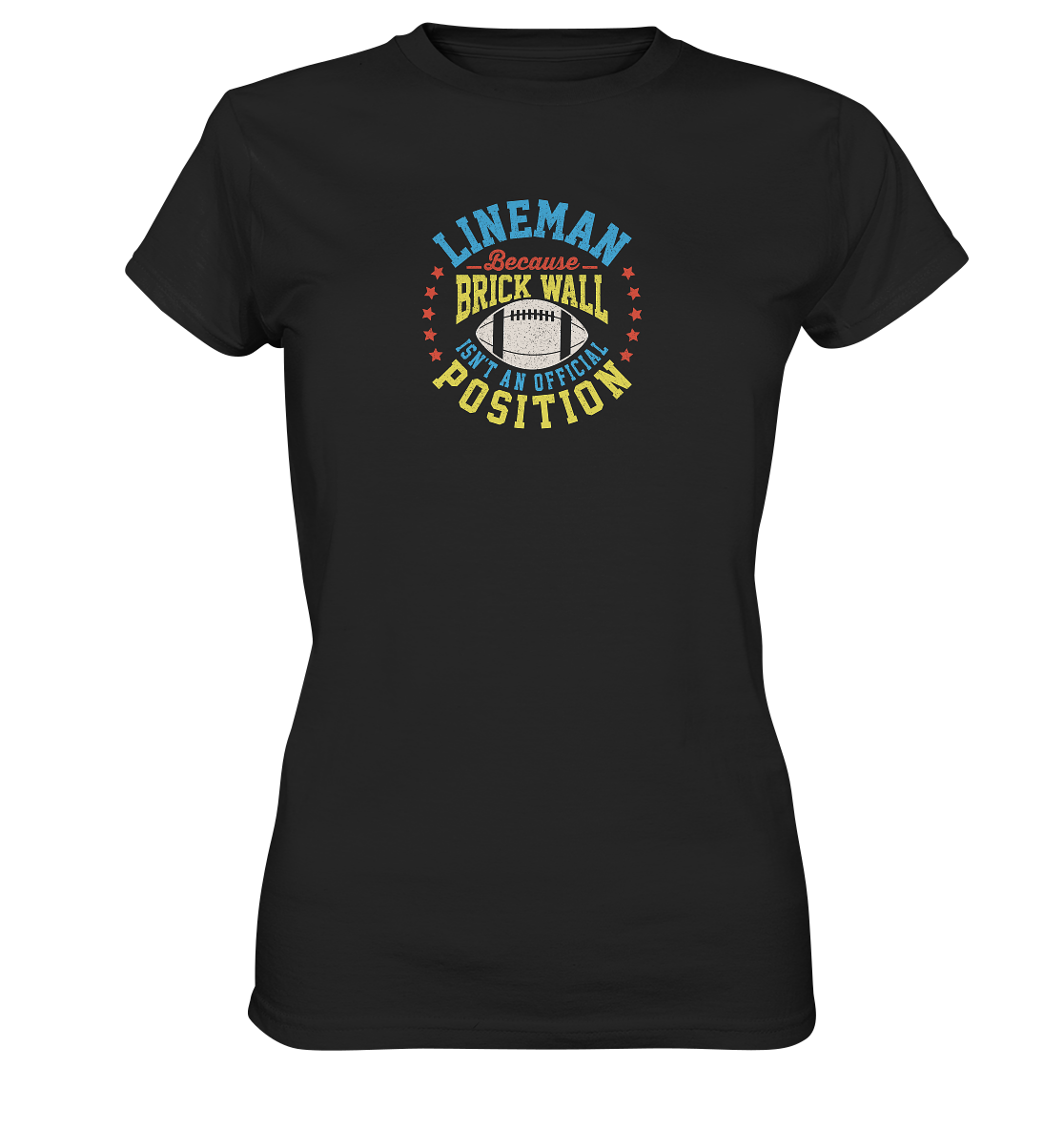 Lineman Brick Wall - Ladies Premium Shirt