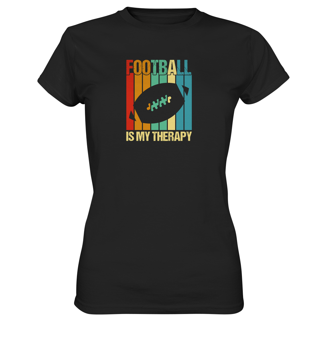 Football is my Therapy - Ladies Premium Shirt
