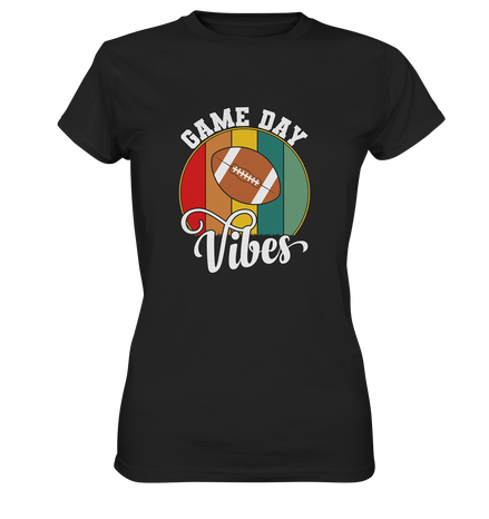 Game Day Vibes White - Ladies Premium Shirt