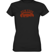 New York Football Silhoutte  - Ladies Premium Shirt