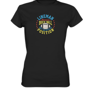 Lineman Brick Wall - Ladies Premium Shirt