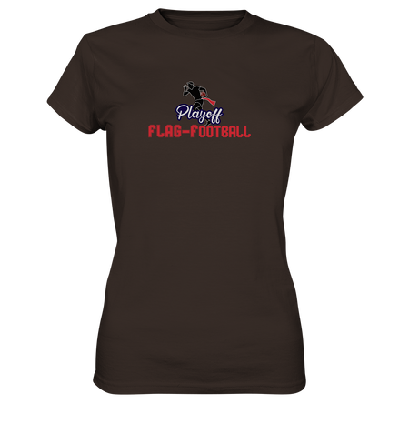 Playoff Flag Football  Men red - Ladies Premium Shirt