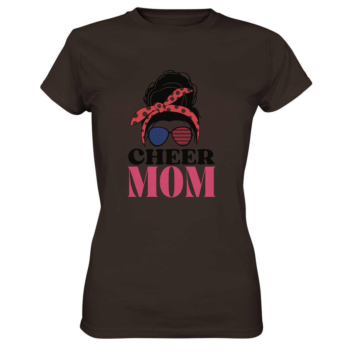Cheer Mom Sunglasses - Ladies Premium Shirt