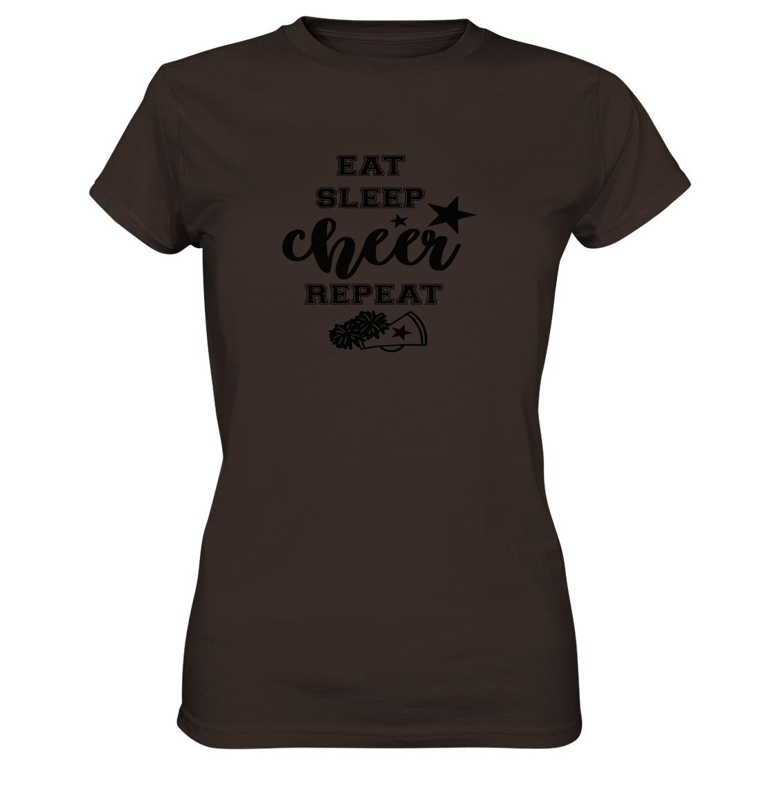 Eat Sleep Cheer Repeat - Ladies Premium Shirt