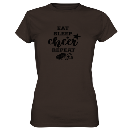 Eat Sleep Cheer Repeat - Ladies Premium Shirt