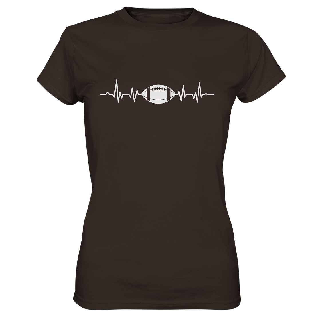 Football Heartbeat - Women's Premium Shirt