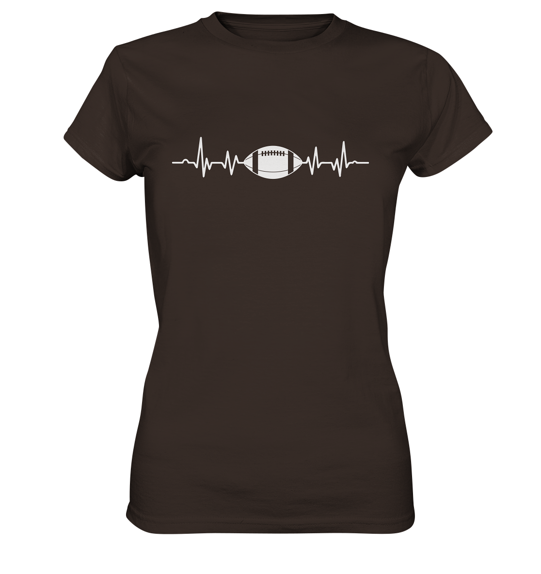 Football Heartbeat - Women's Premium Shirt