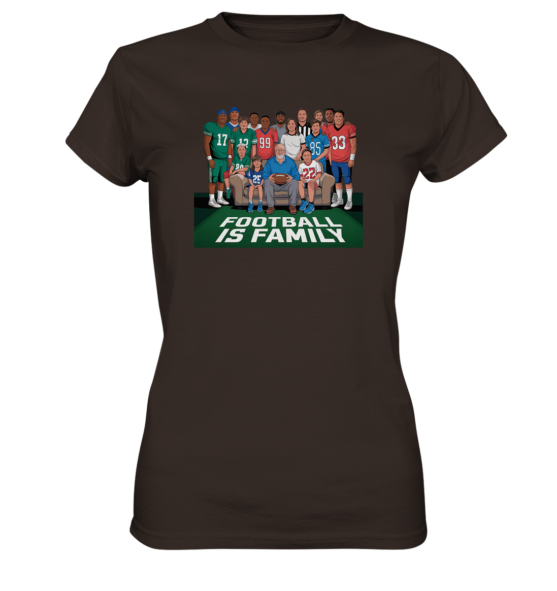 Football is Family - Ladies Premium Shirt