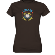 Lineman Brick Wall - Ladies Premium Shirt