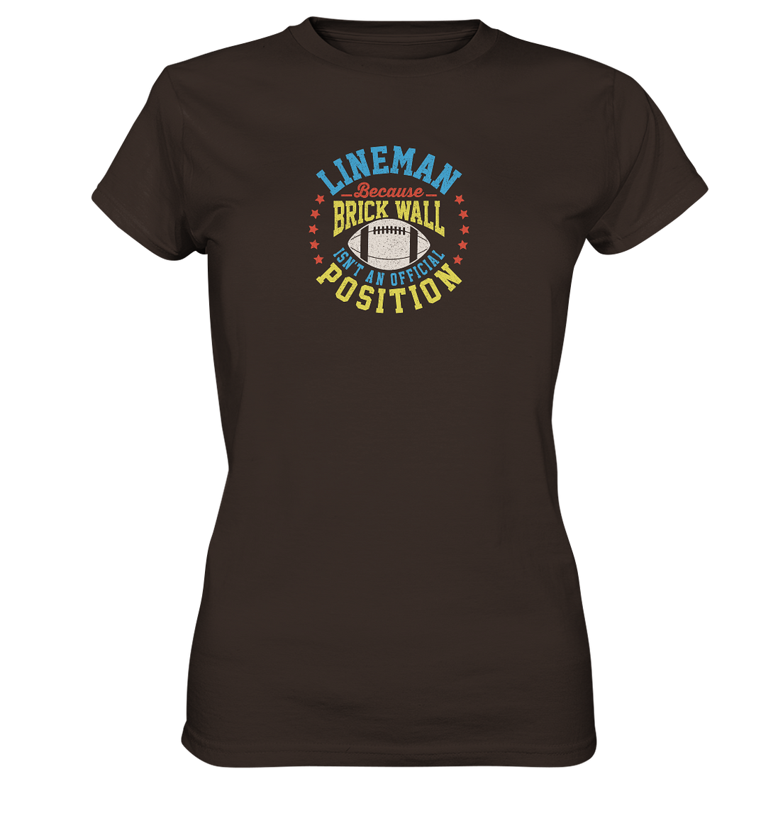 Lineman Brick Wall - Ladies Premium Shirt