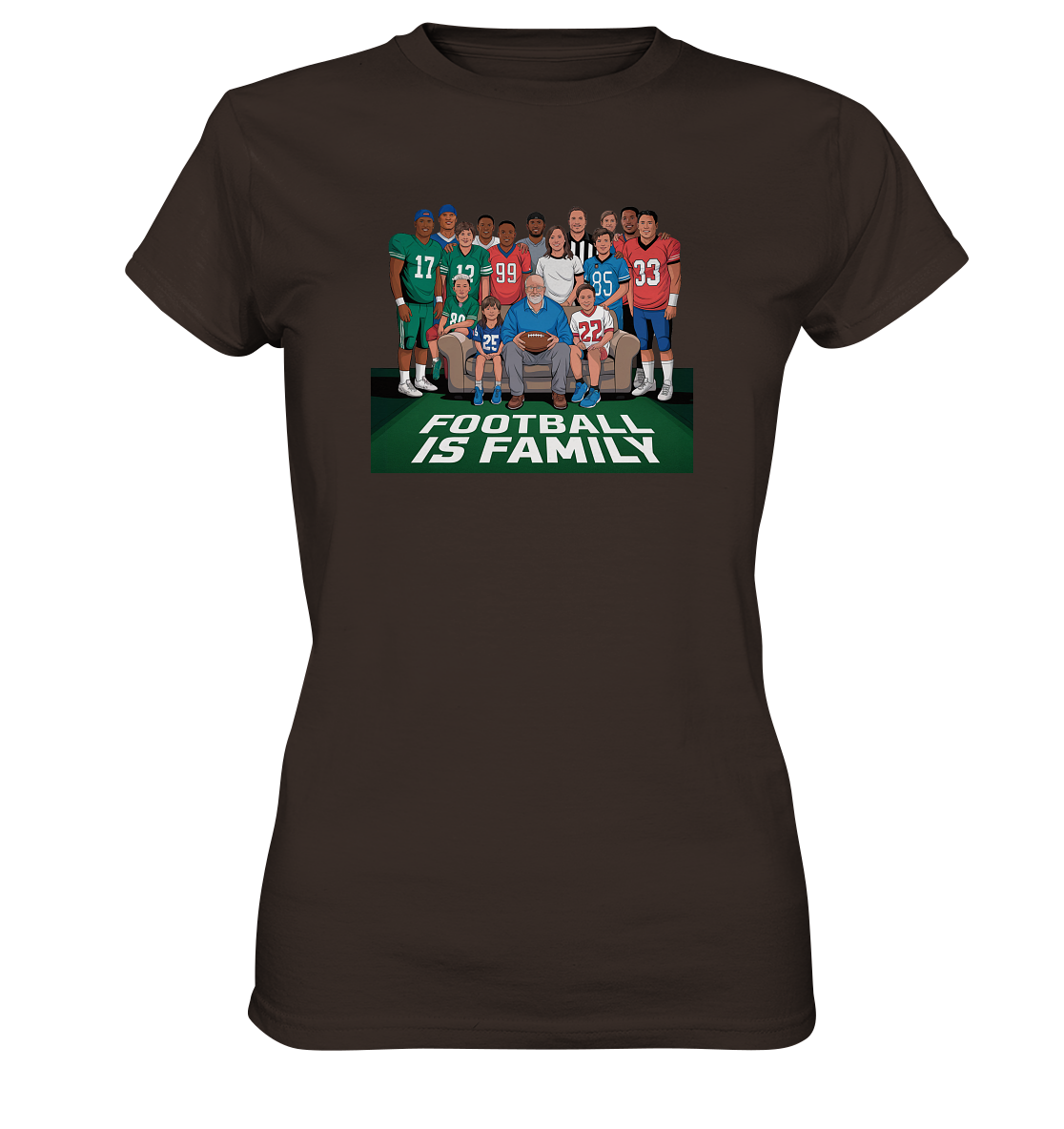 Football is Family - Ladies Premium Shirt