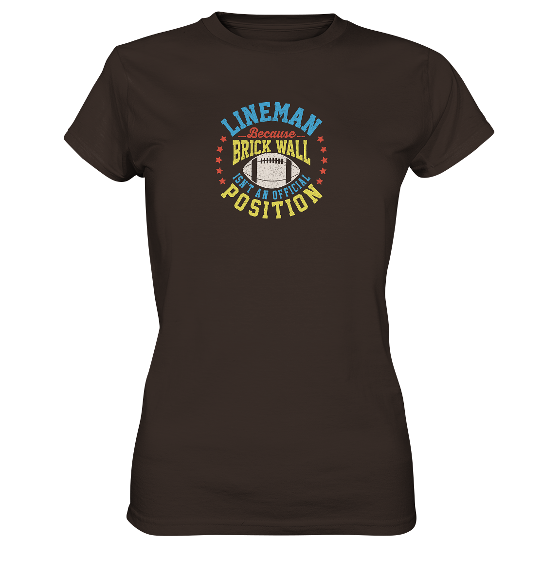 Lineman Brick Wall - Ladies Premium Shirt