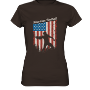 American Football Banner - Ladies Premium Shirt