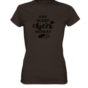 Eat Sleep Cheer Repeat - Ladies Premium Shirt