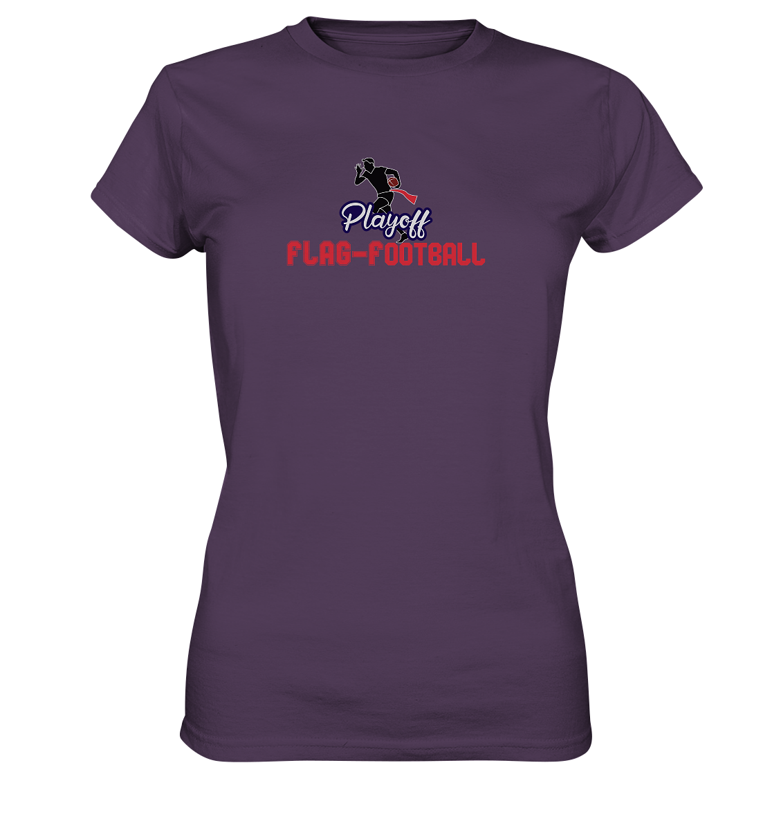 Playoff Flag Football  Men red - Ladies Premium Shirt