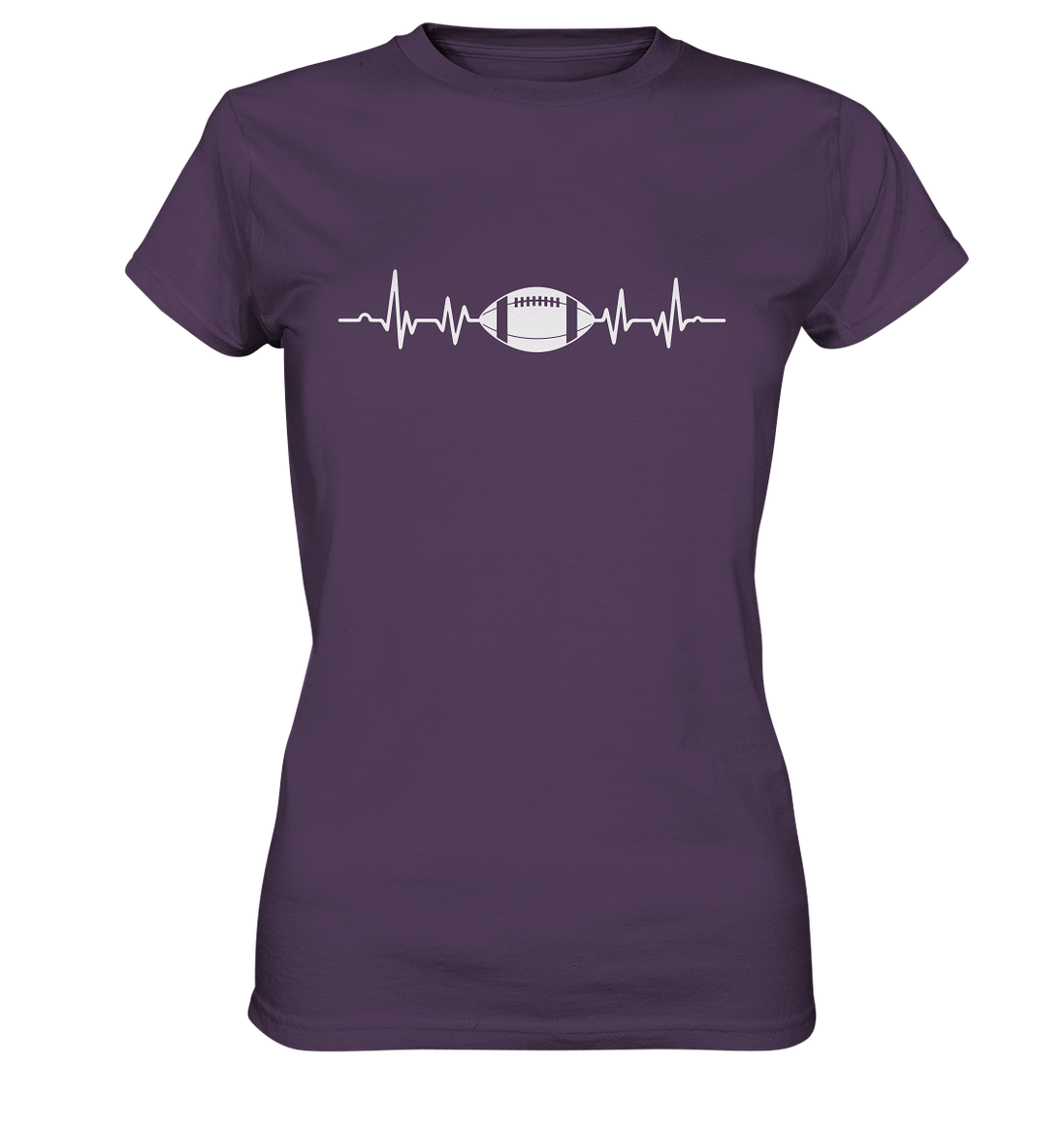 Football Heartbeat - Women's Premium Shirt