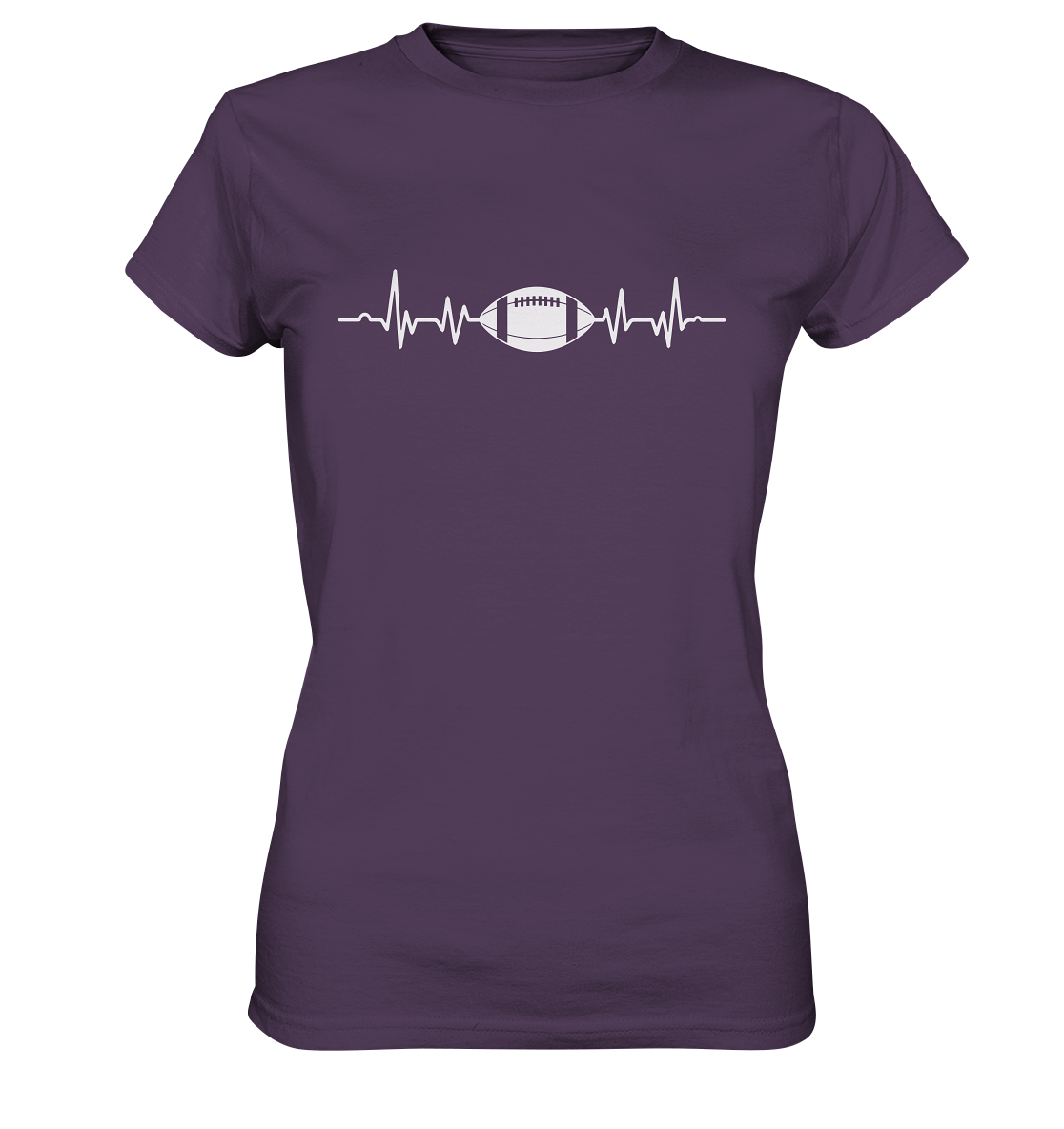 Football Heartbeat - Women's Premium Shirt