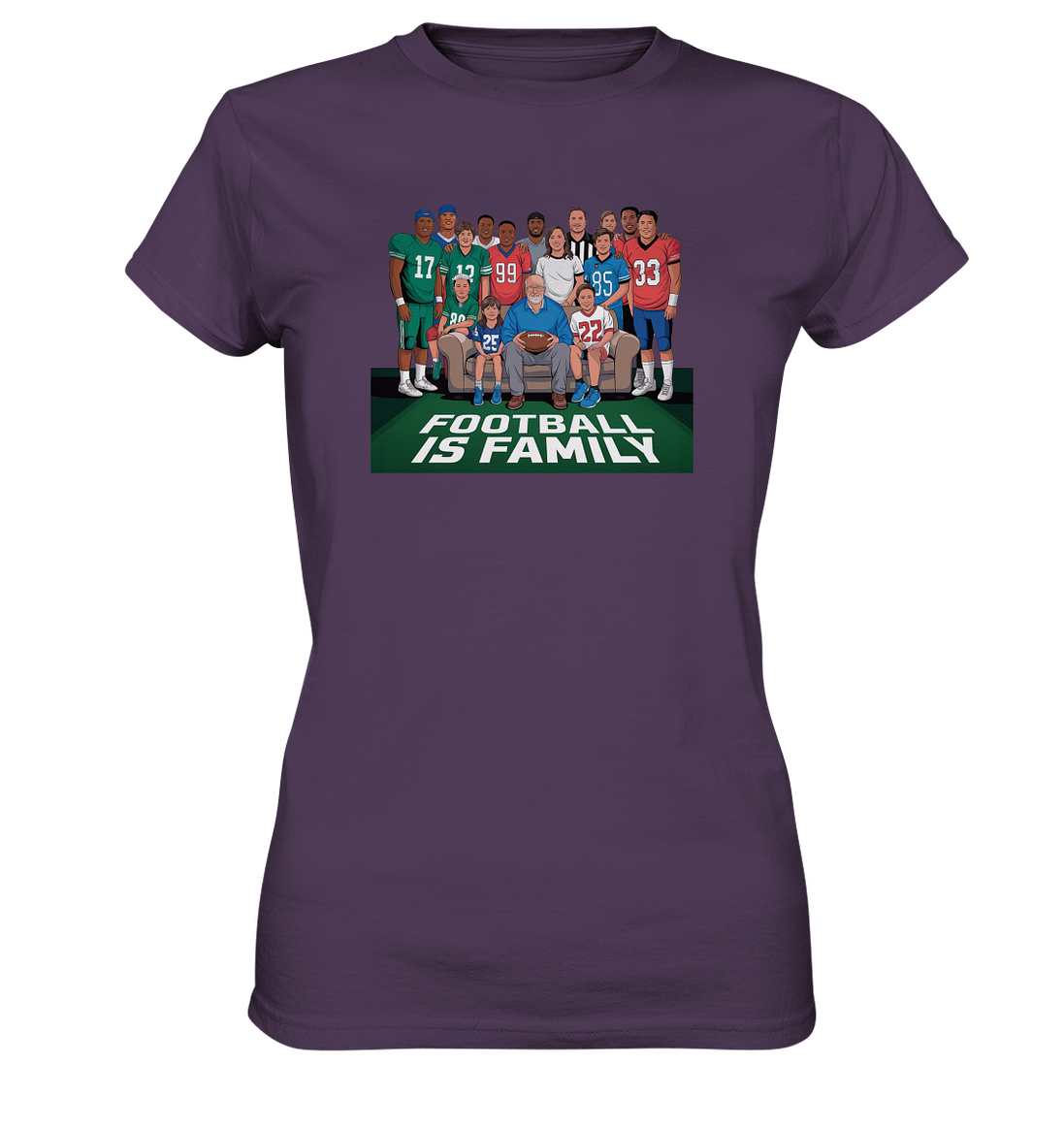 Football is Family - Ladies Premium Shirt