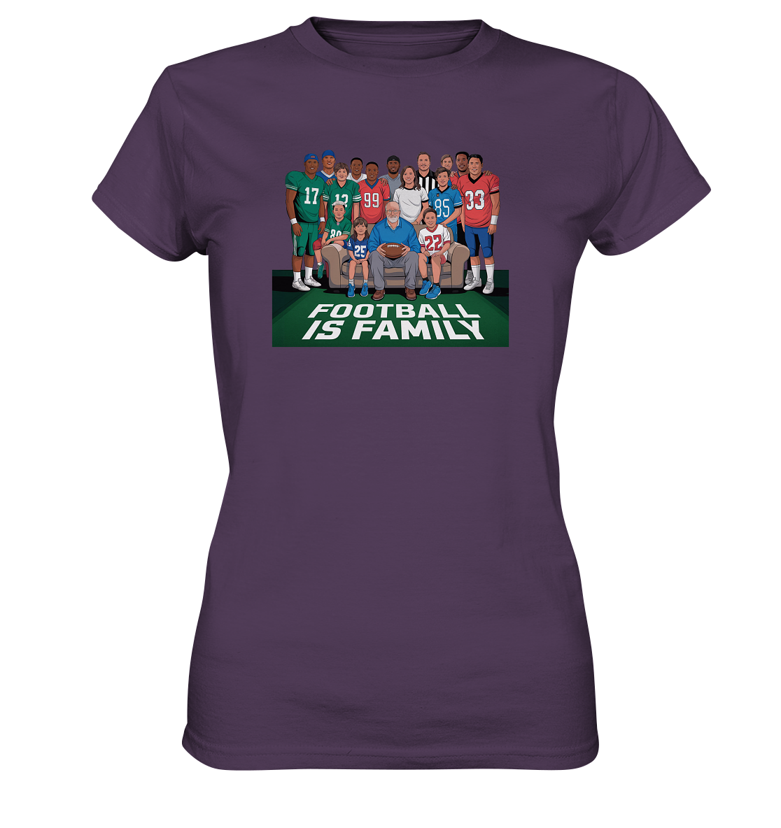Football is Family - Ladies Premium Shirt
