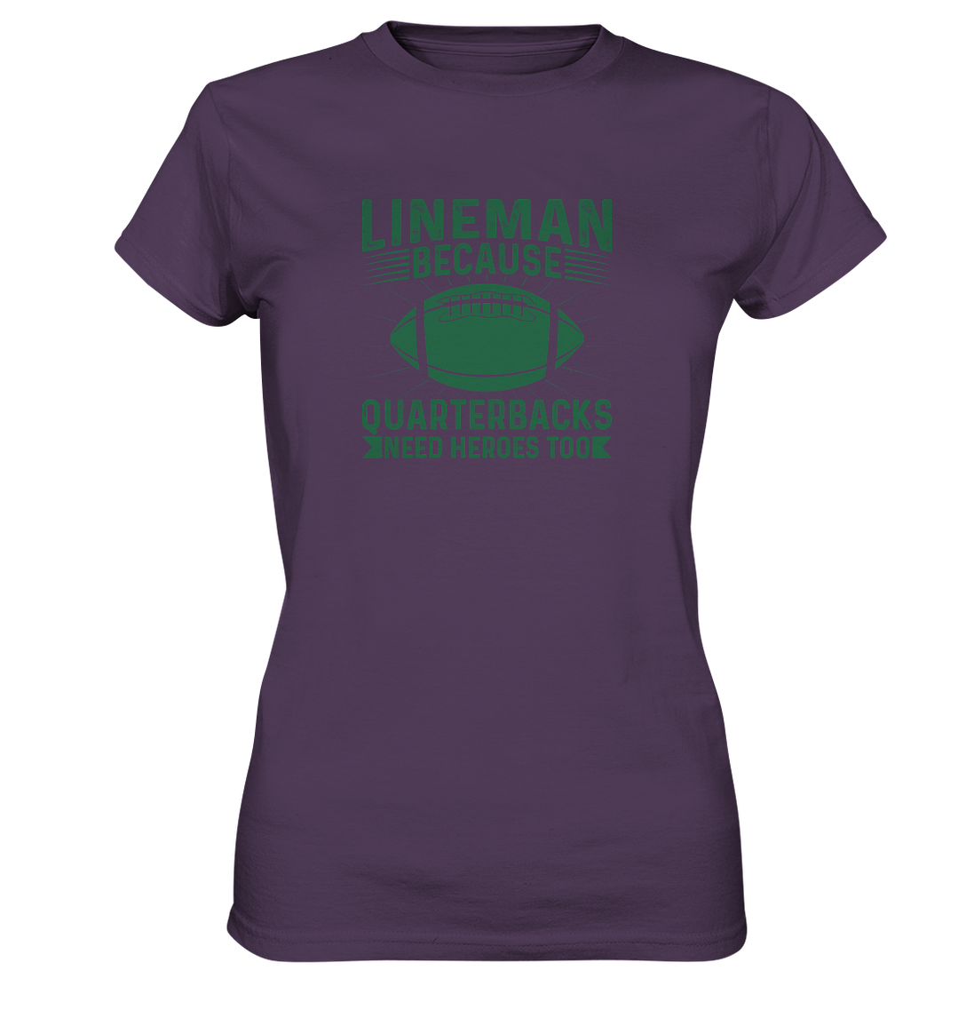 Lineman Heroes Green - Ladies Premium Shirt