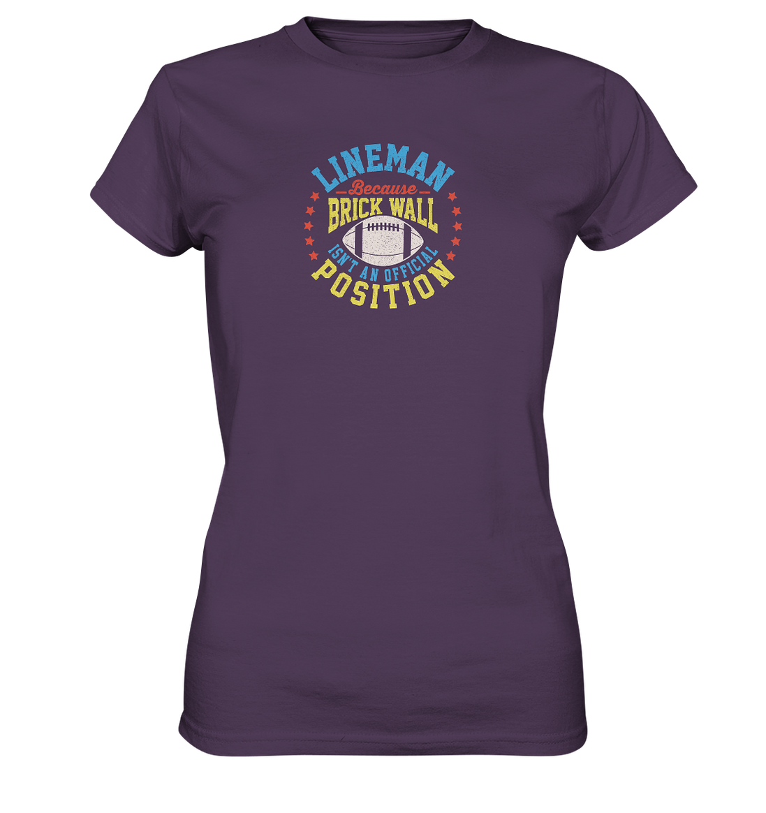 Lineman Brick Wall - Ladies Premium Shirt