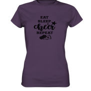 Eat Sleep Cheer Repeat - Ladies Premium Shirt
