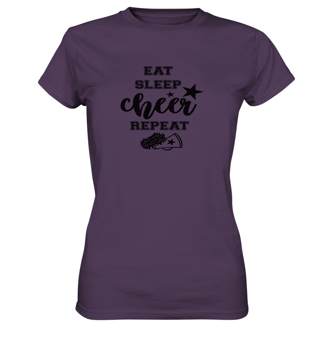 Eat Sleep Cheer Repeat - Ladies Premium Shirt