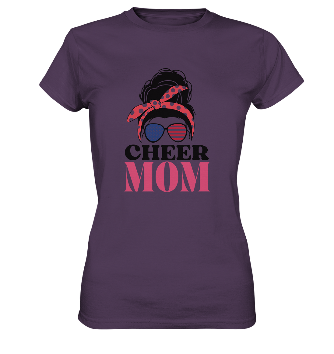 Cheer Mom Sunglasses - Ladies Premium Shirt