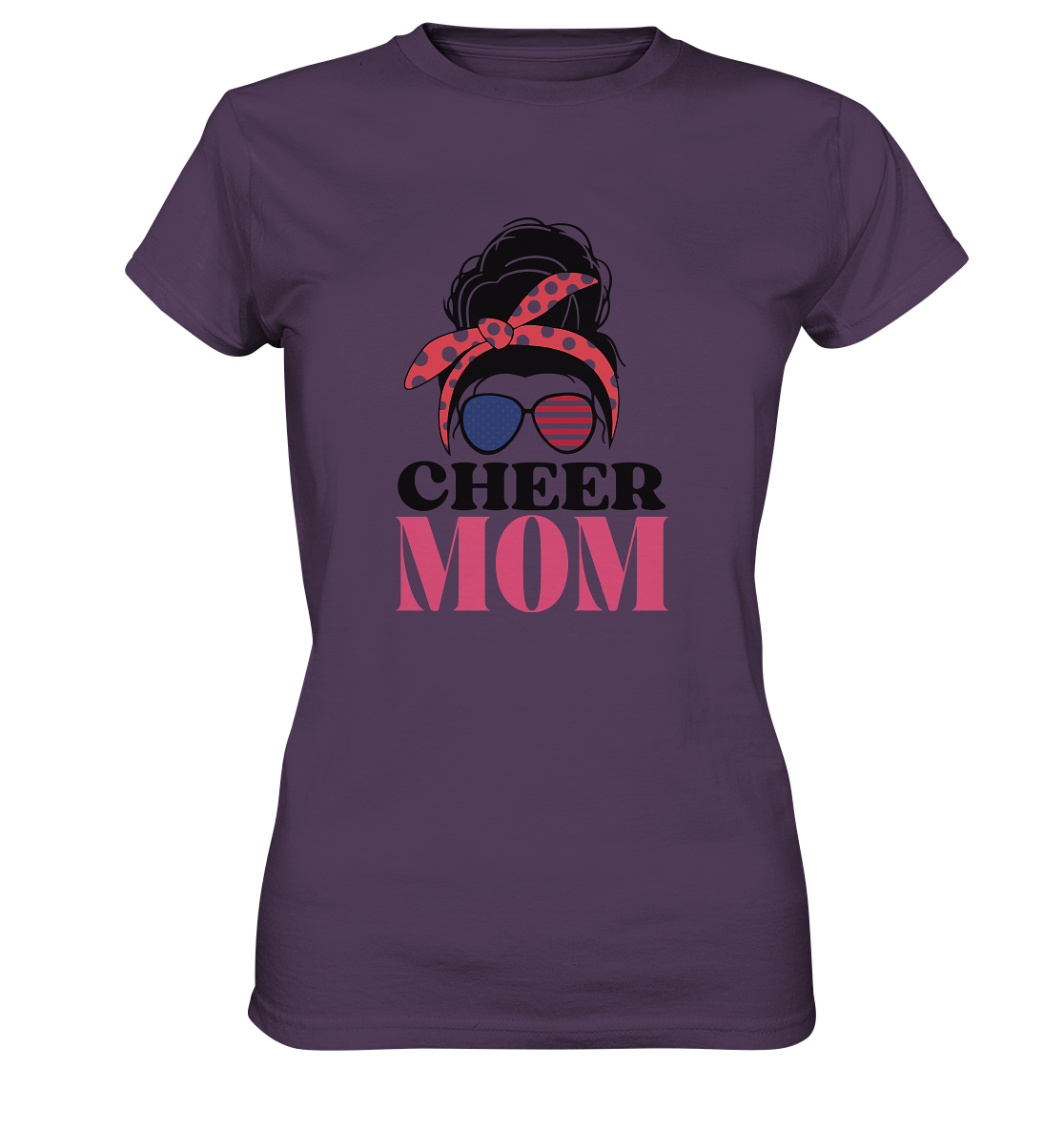 Cheer Mom Sunglasses - Ladies Premium Shirt