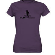 Playoff Flag Football  Women black  - Ladies Premium Shirt