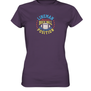 Lineman Brick Wall - Ladies Premium Shirt