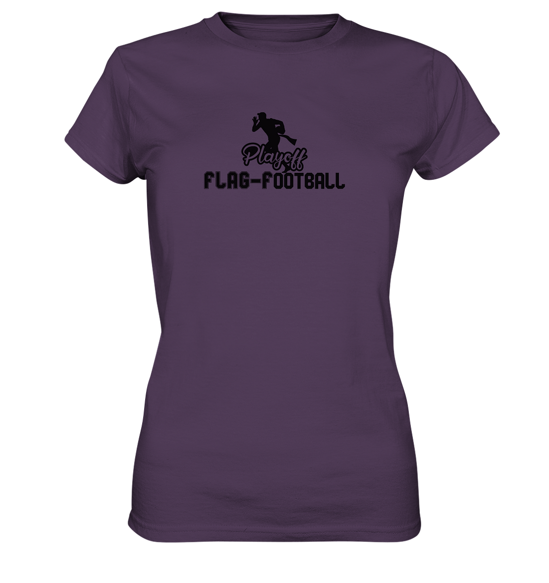 Playoff Flag Football Men Black - Ladies Premium Shirt