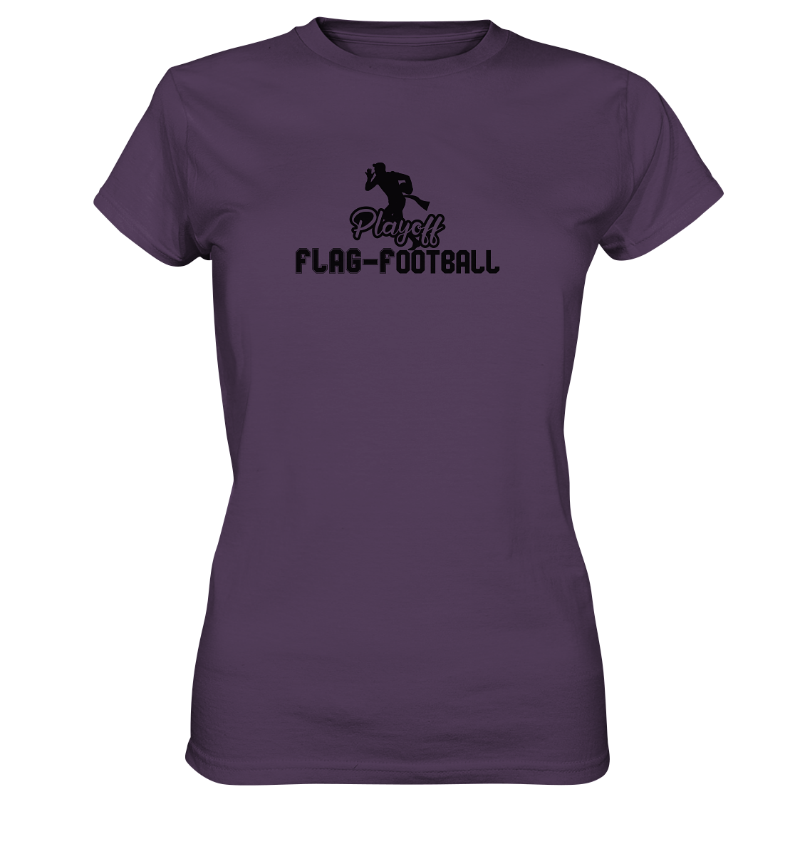 Playoff Flag Football Men Black - Ladies Premium Shirt