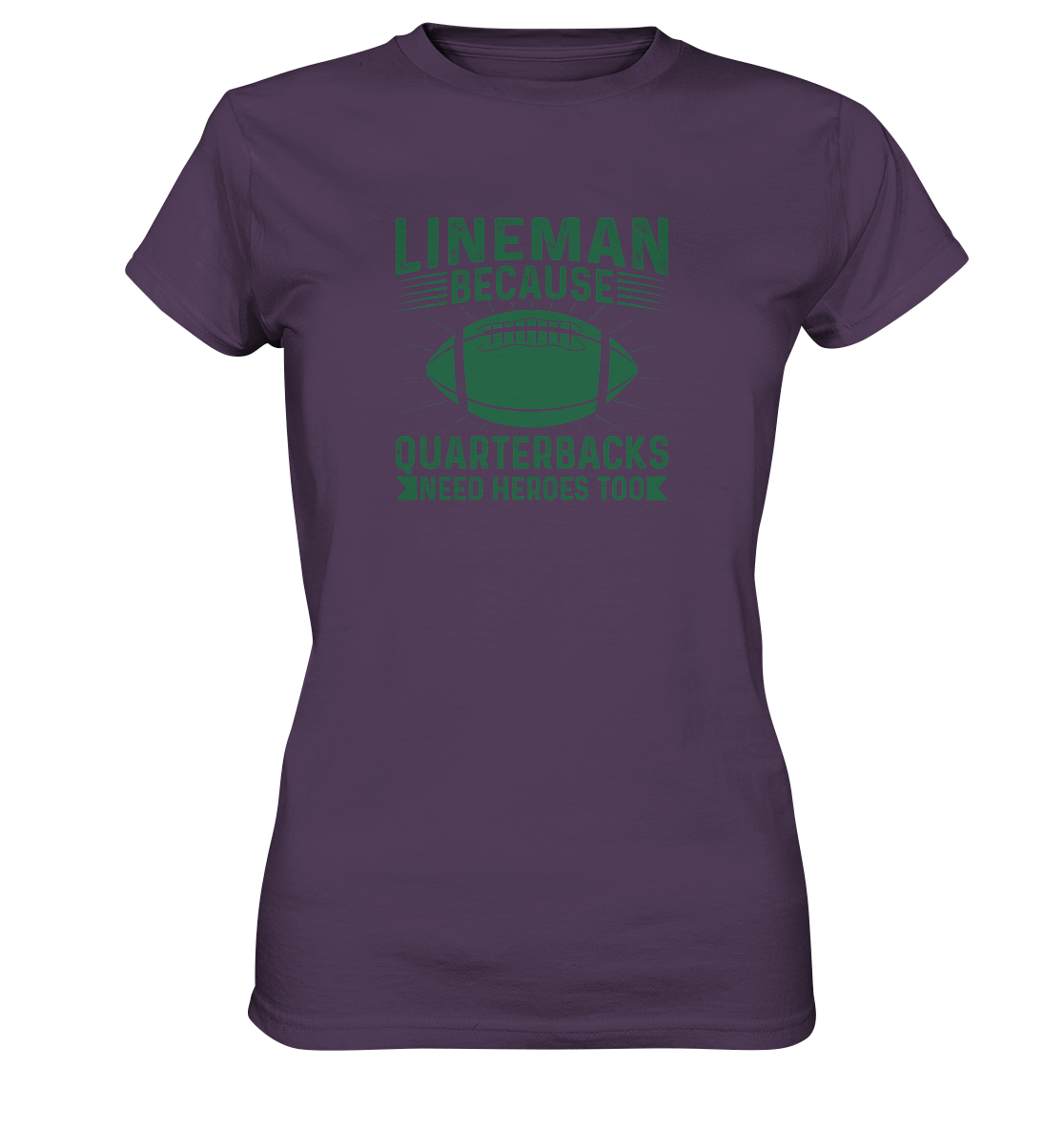 Lineman Heroes Green - Ladies Premium Shirt