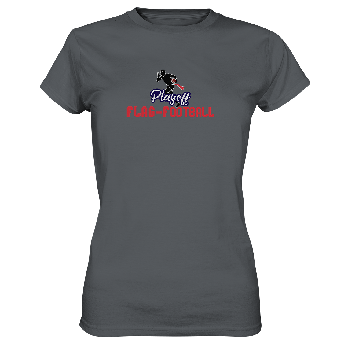 Playoff Flag Football  Men red - Ladies Premium Shirt