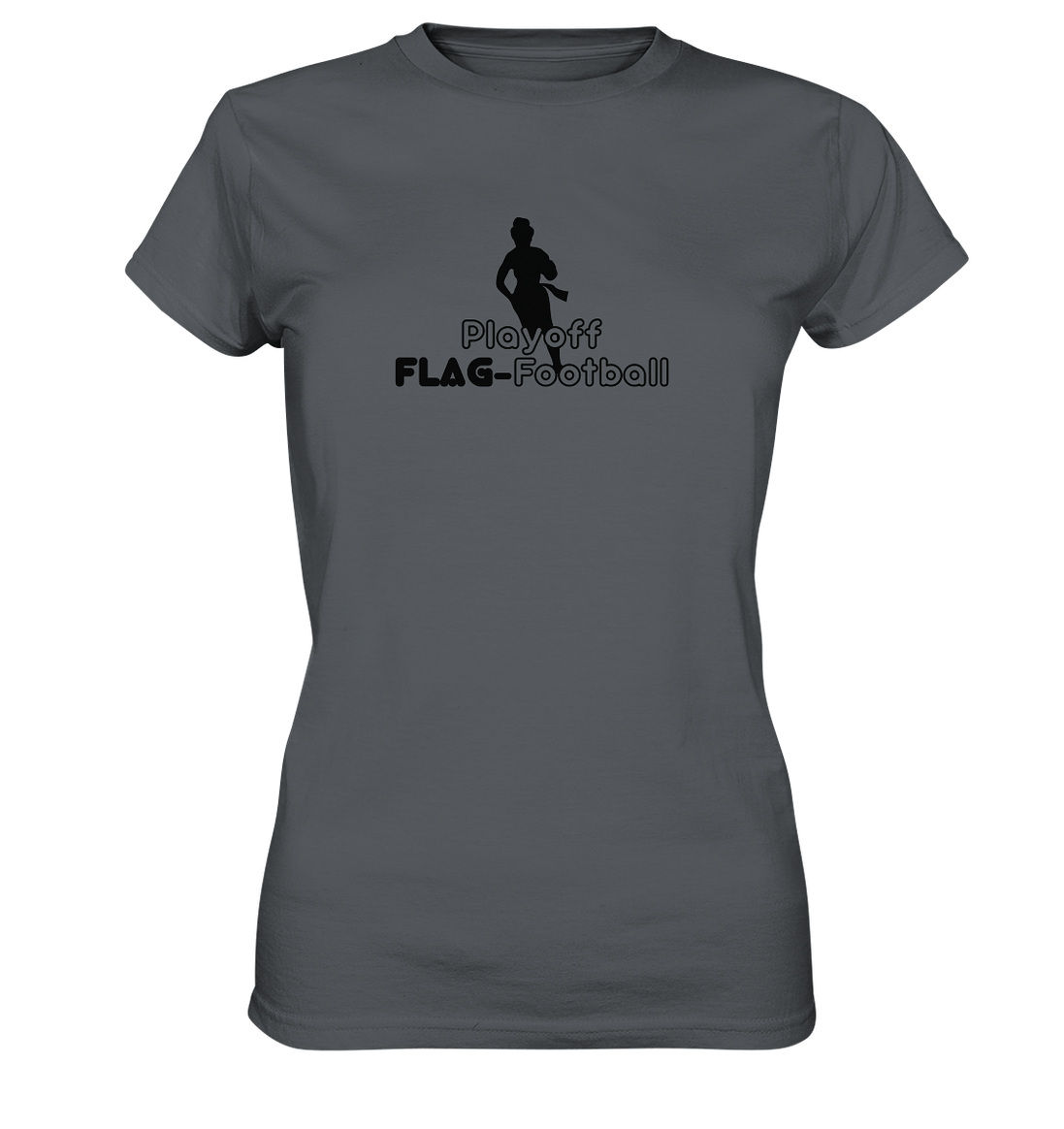 Playoff Flag Football  Women black  - Ladies Premium Shirt