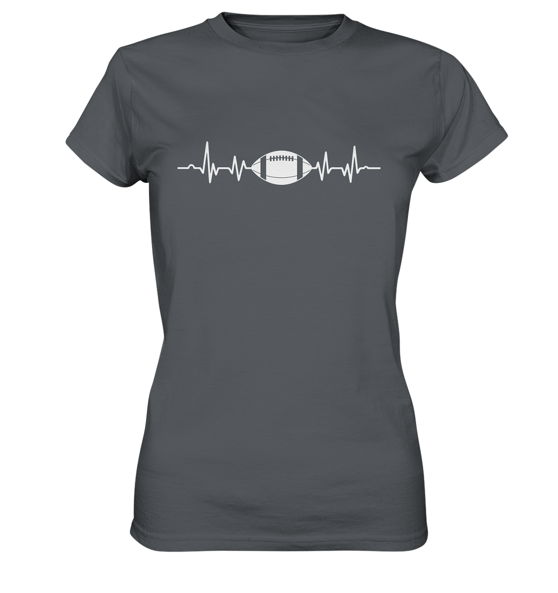 Football Heartbeat - Women's Premium Shirt