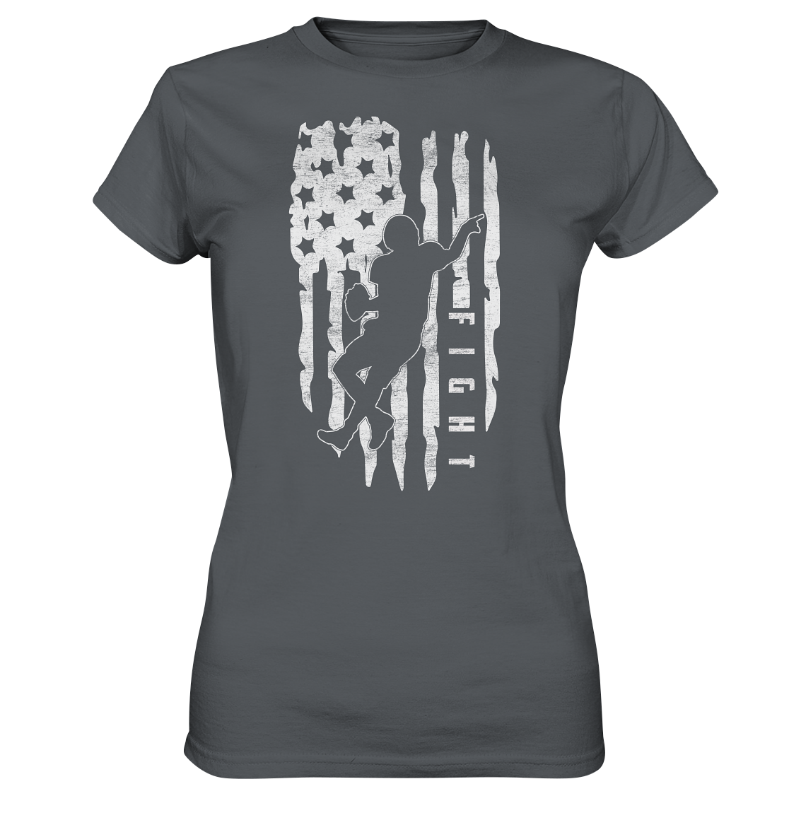 USA Flag Fight - Ladies Premium Shirt