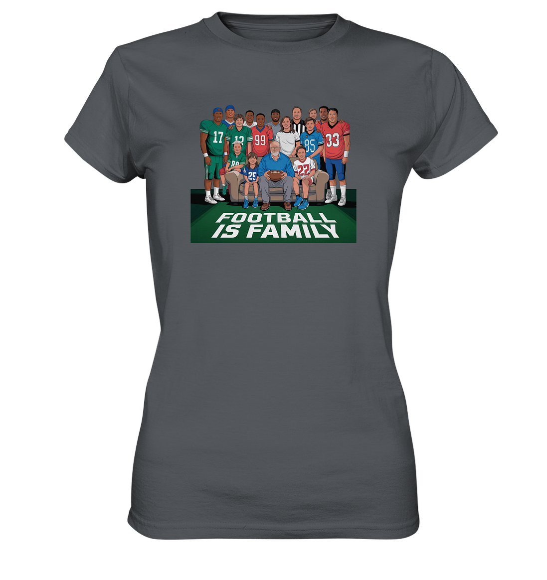 Football is Family - Ladies Premium Shirt