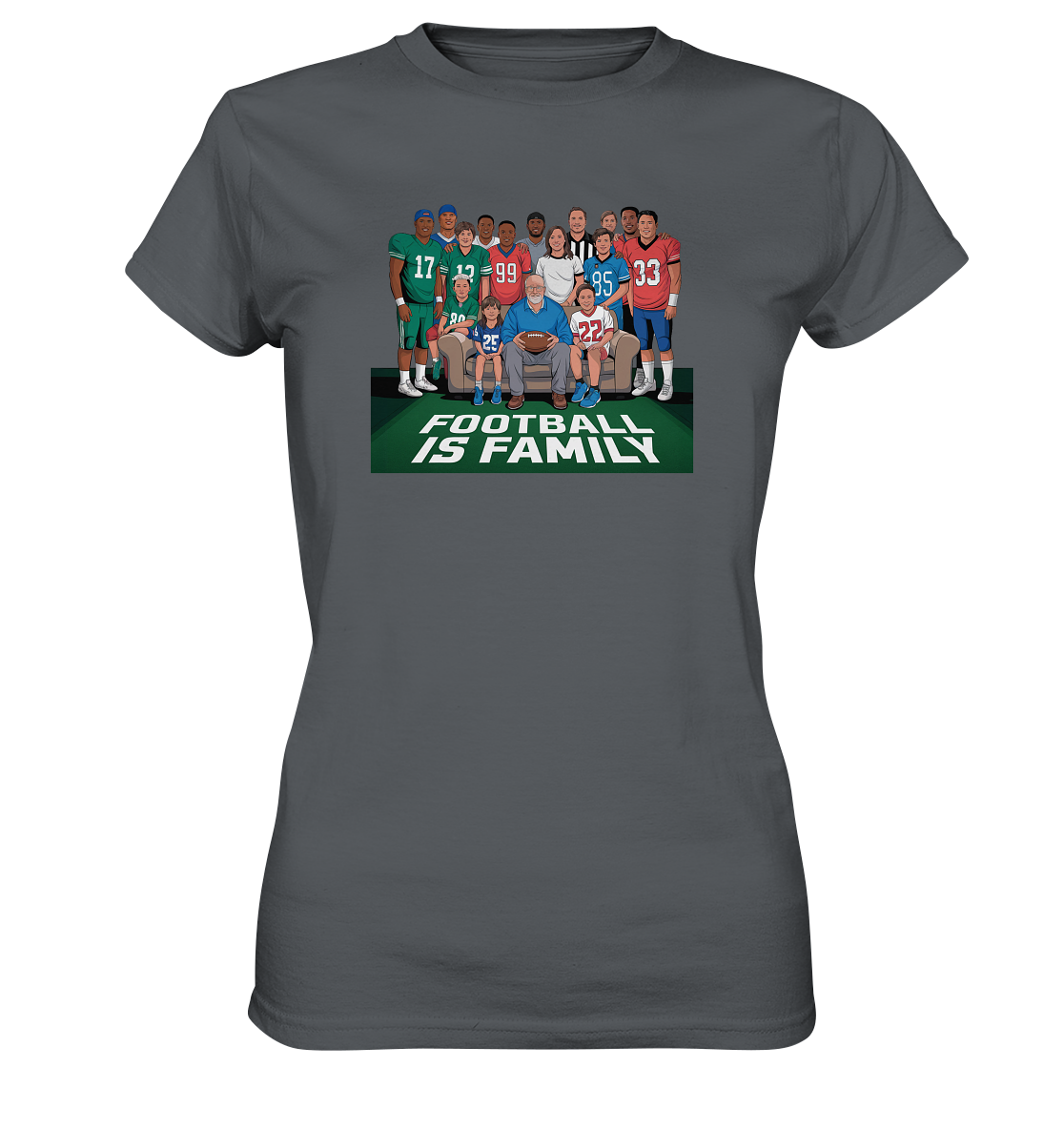Football is Family - Ladies Premium Shirt