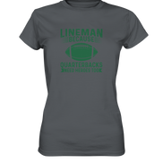 Lineman Heroes Green - Ladies Premium Shirt