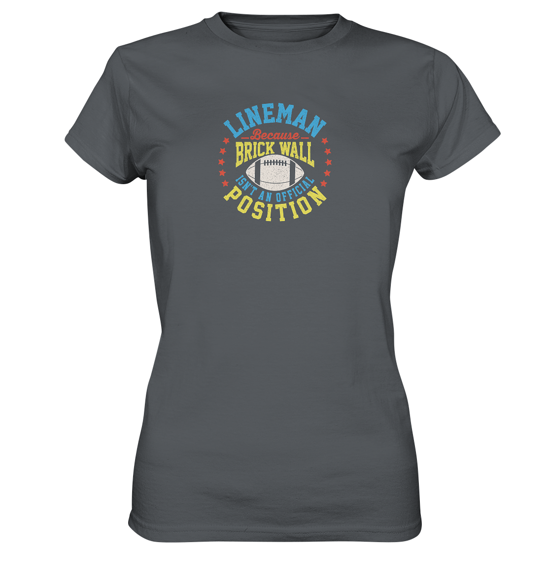 Lineman Brick Wall - Ladies Premium Shirt