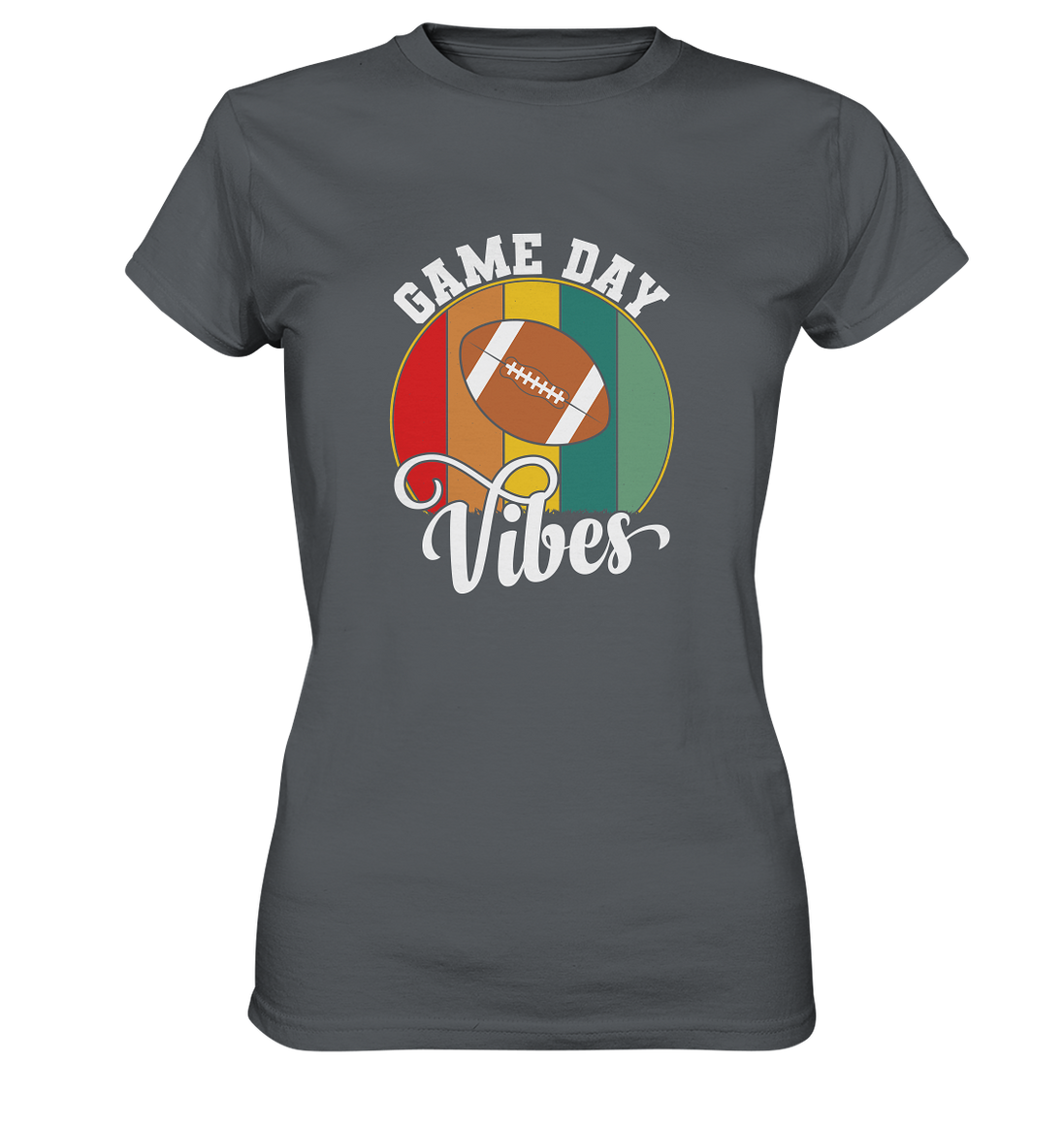 Game Day Vibes White - Ladies Premium Shirt