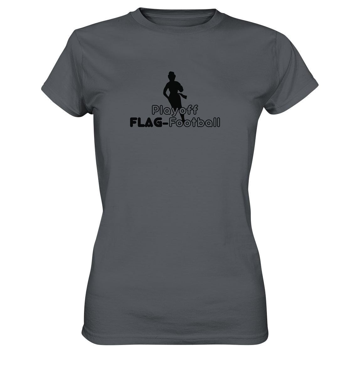 Playoff Flag Football  Women black  - Ladies Premium Shirt