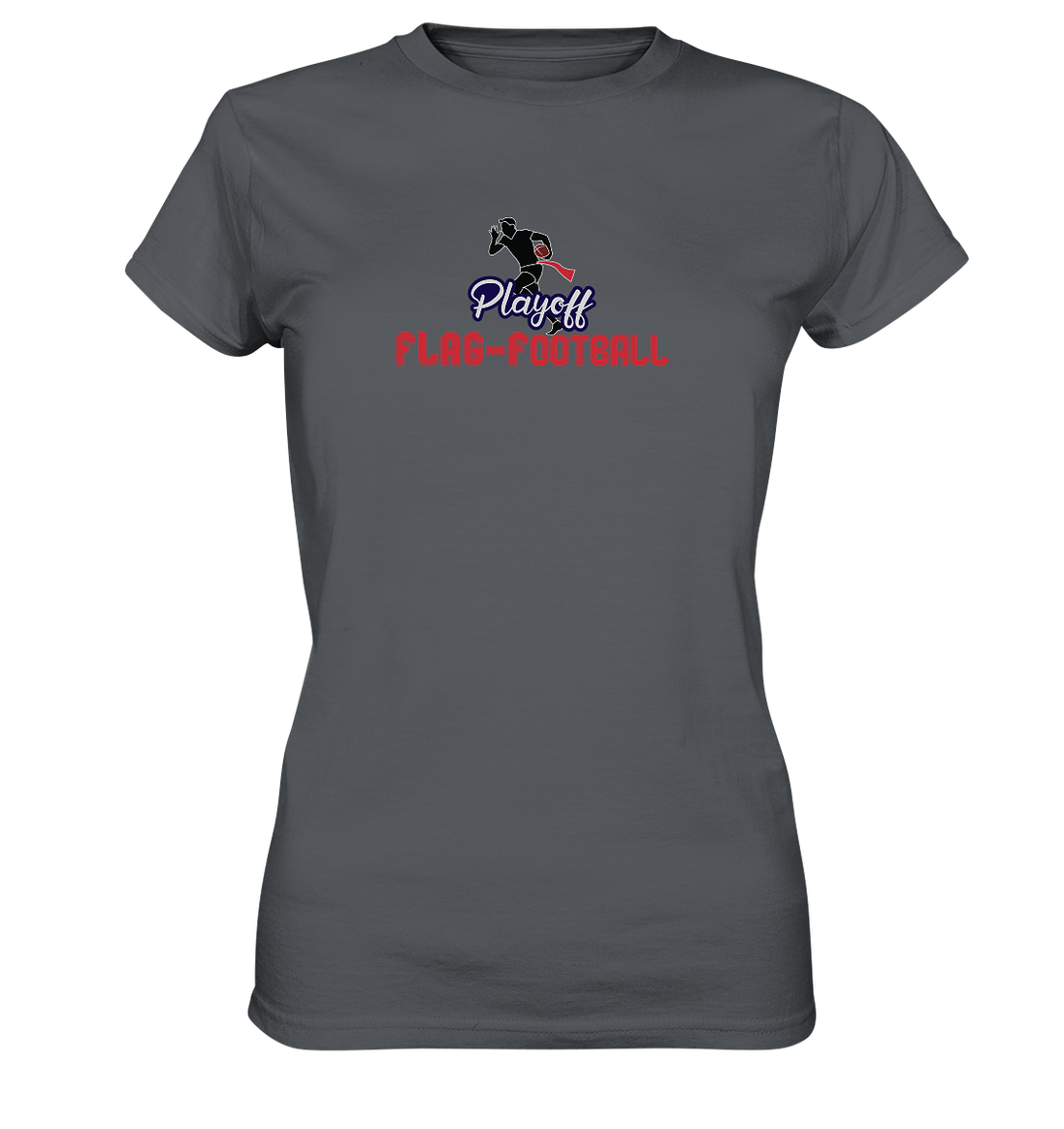 Playoff Flag Football  Men red - Ladies Premium Shirt