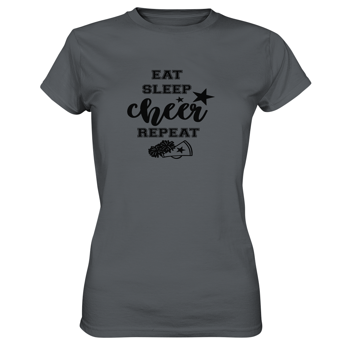 Eat Sleep Cheer Repeat - Ladies Premium Shirt