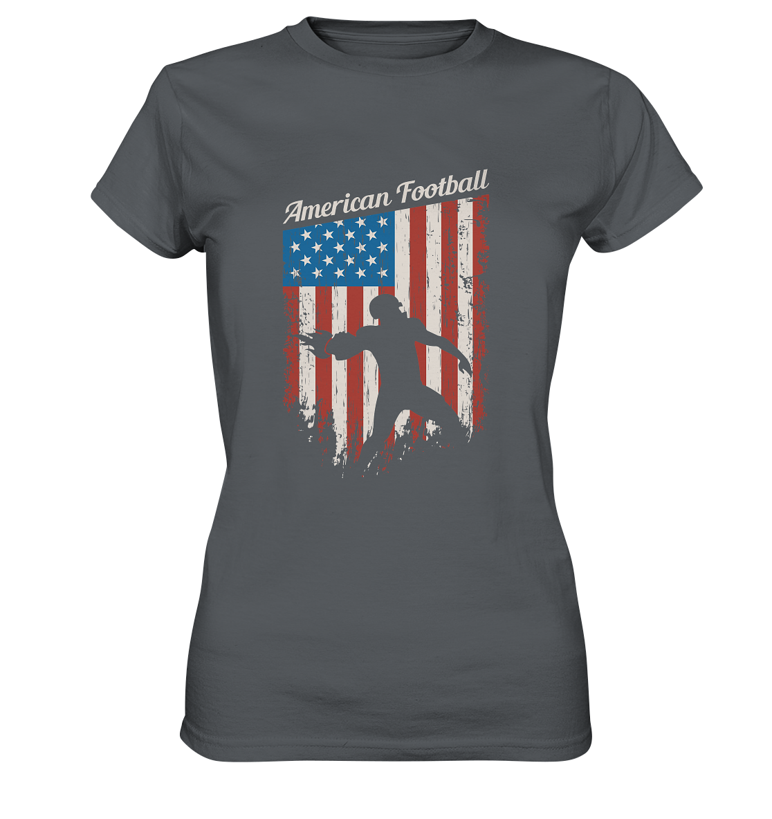 American Football Banner - Ladies Premium Shirt