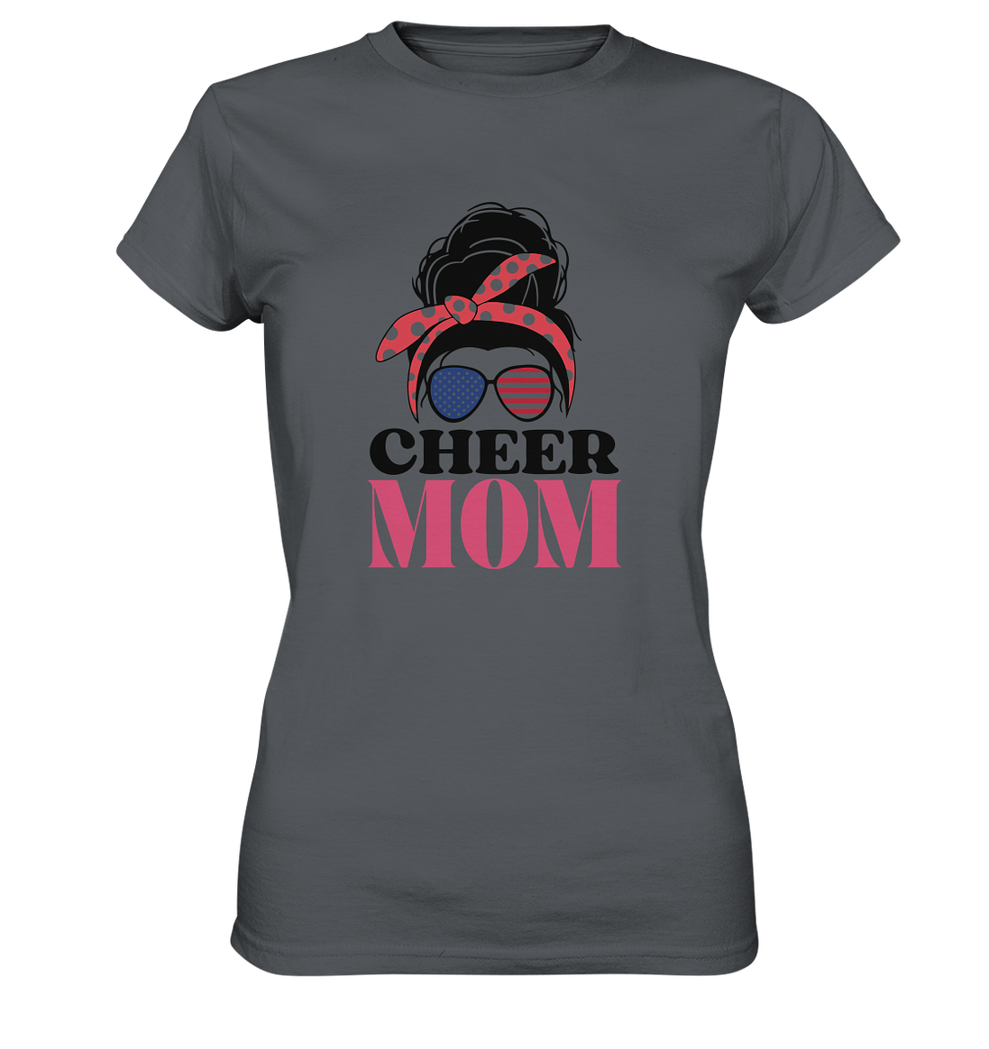 Cheer Mom Sunglasses - Ladies Premium Shirt